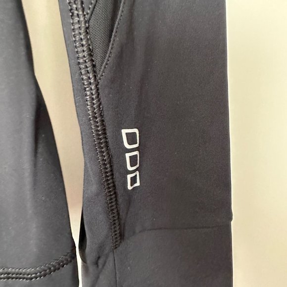 Lorna Jane Jacket Womens Small Black Fitted Full Zip Athleisure Work Out Solid - Picture 3 of 8